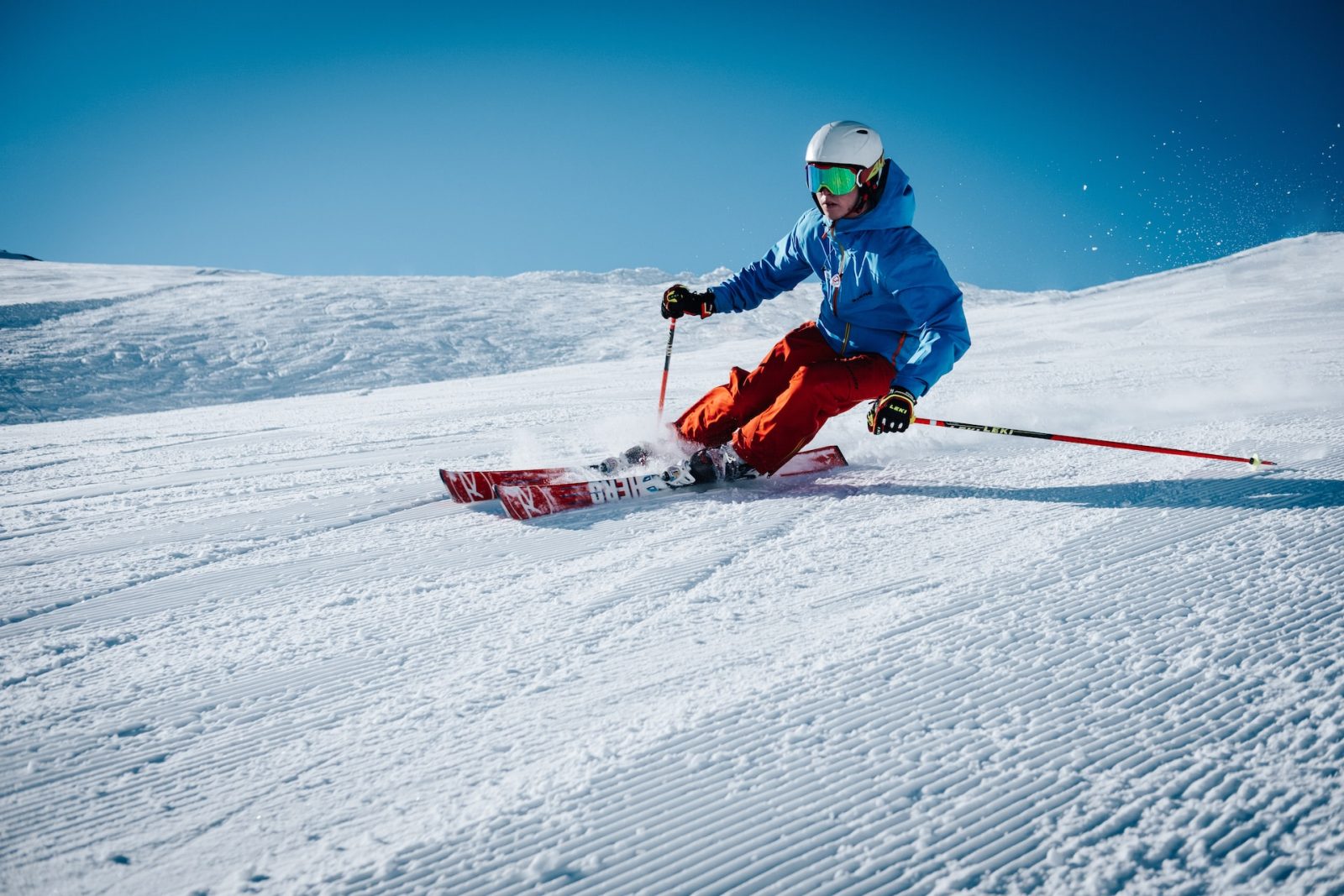 person doing skiing