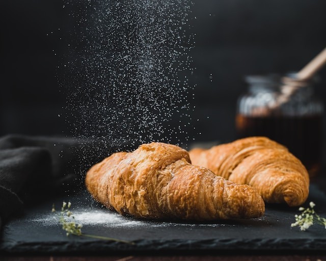 beautiful photo of croissant
